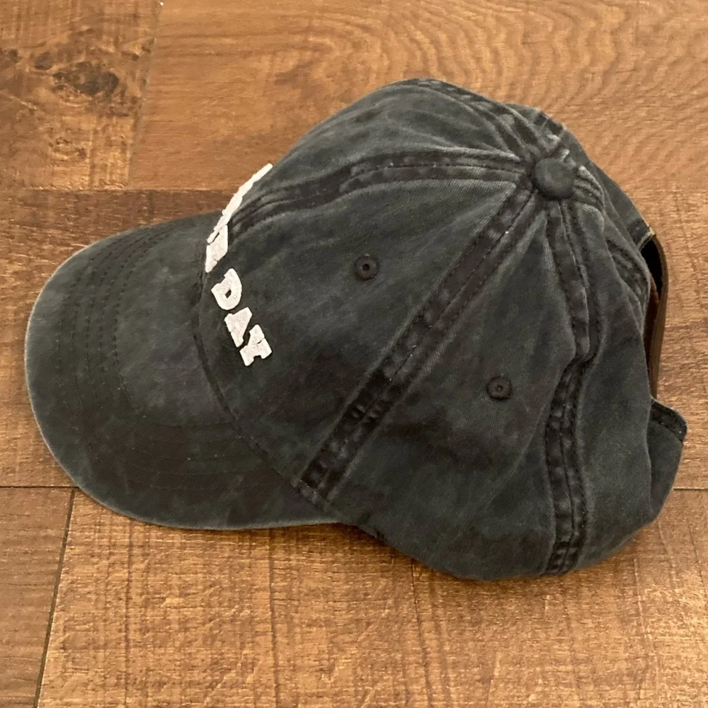Game Day Hat Charcoal Gray w/ White lettering ‘GAME DAY’ StrapBack